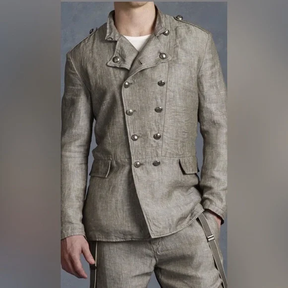 John Varvatos Hendrix Officer Jacket Size medium - Picture 2 of 11